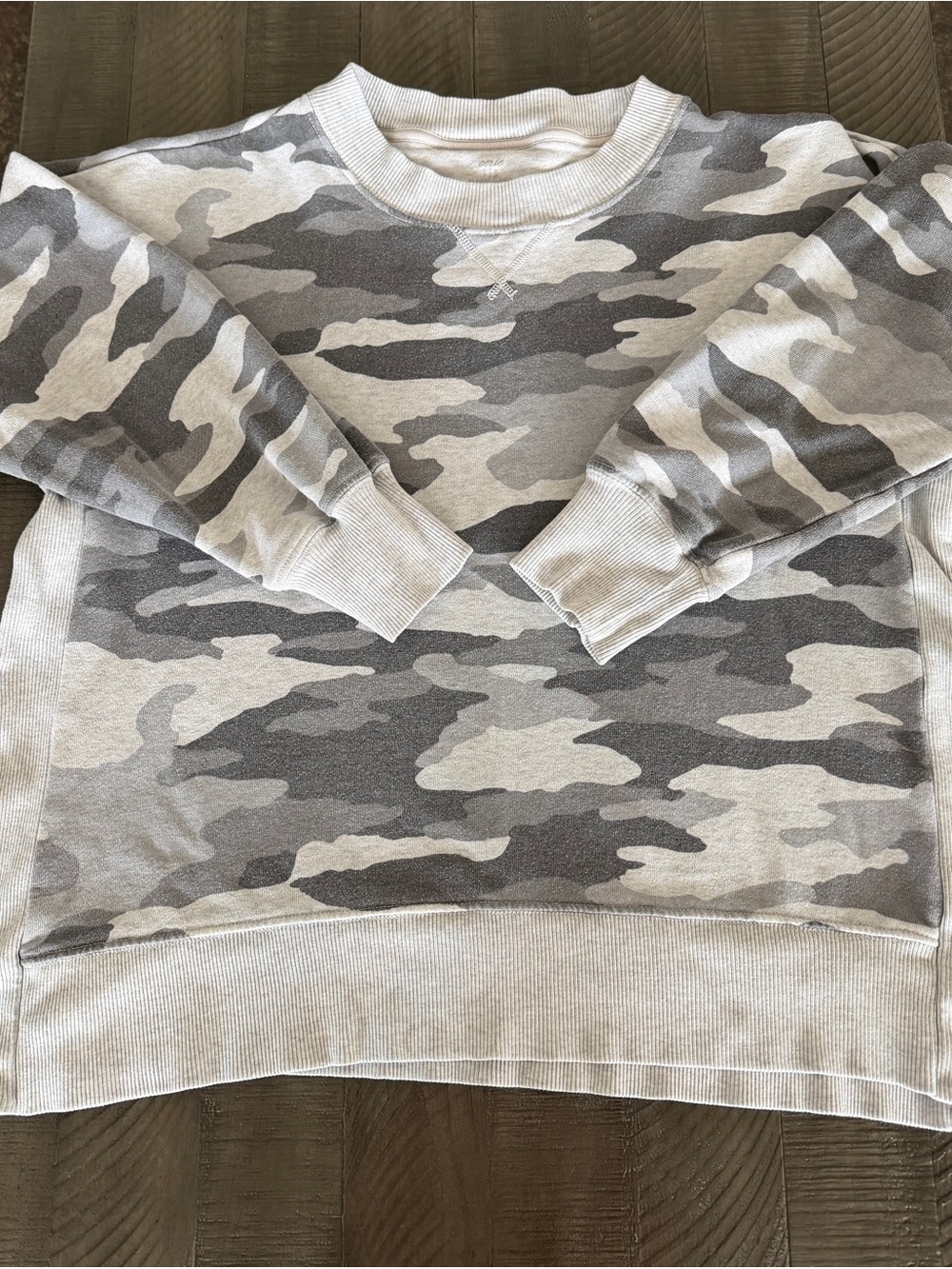 Aerie Gray Camouflage Crewneck Size Large